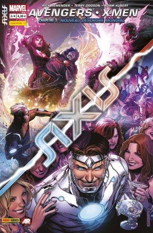 couverture, jaquette Axis 3  - couverture régulière : 1/2 (Jim Cheung – tirage 75%) Kiosque (2015) (Panini Comics) Comics