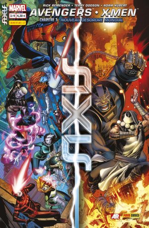 couverture, jaquette Axis 3  - couverture régulière : 2/2 (Jim Cheung – tirage 25%)Kiosque (2015) (Panini Comics) Comics