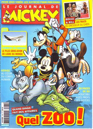 couverture, jaquette Le journal de Mickey 3164  (Disney) Magazine