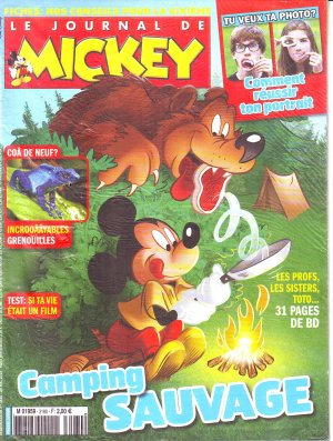 couverture, jaquette Le journal de Mickey 3180  (Disney) Magazine