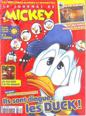 couverture, jaquette Le journal de Mickey 3181  (Disney) Magazine