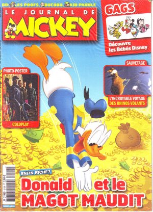 couverture, jaquette Le journal de Mickey 3108  (Disney) Magazine