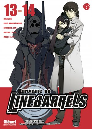 couverture, jaquette Kurogane no Linebarrels 13.14  (Glénat Manga) Manga
