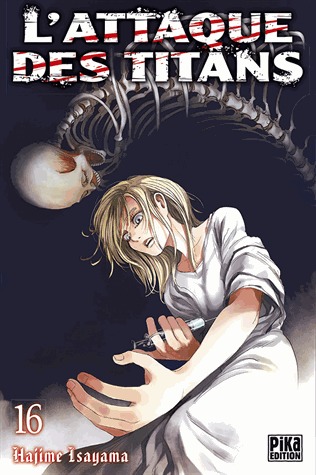 couverture, jaquette L'Attaque des Titans 16  (Pika) Manga