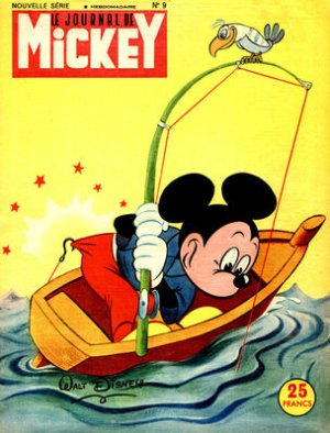 couverture, jaquette Le journal de Mickey 9  (Disney) Magazine