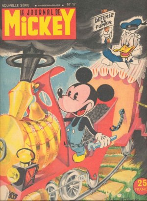 couverture, jaquette Le journal de Mickey 17  (Disney) Magazine