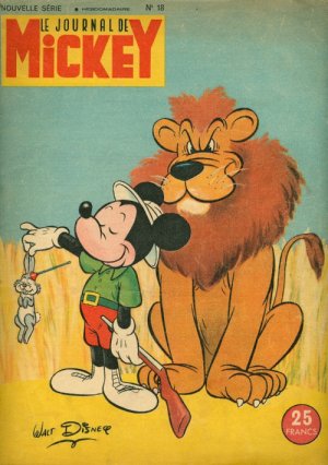 couverture, jaquette Le journal de Mickey 18  (Disney) Magazine