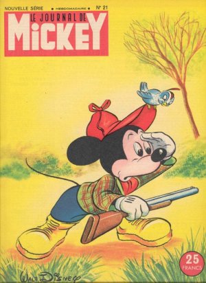 couverture, jaquette Le journal de Mickey 21  (Disney) Magazine