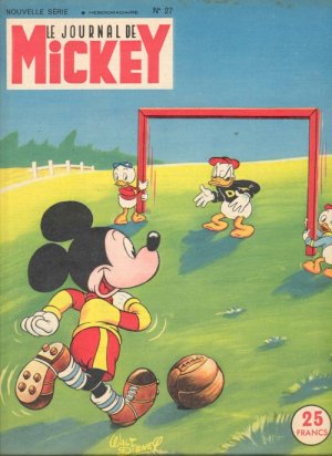 couverture, jaquette Le journal de Mickey 27  (Disney) Magazine