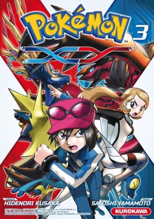 couverture, jaquette Pokémon XY 3  (Kurokawa) Manga