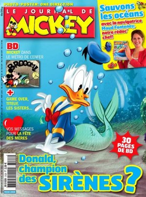 couverture, jaquette Le journal de Mickey 3128  (Disney) Magazine