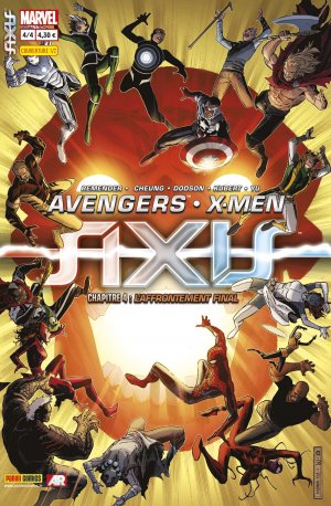 Axis 4 - AVENGERS & X-MEN : AXIS 4 (sur 4) - couverture 1/2 (Jim Cheung)