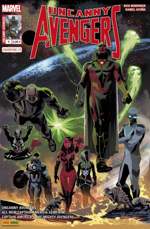 Uncanny Avengers 9 - Couverture 1/2 (Acuna)