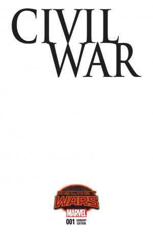 Civil War 1 - (Blank Variant Cover)