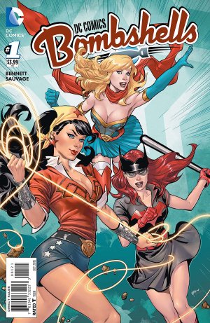 couverture, jaquette DC Comics Bombshells 1  - 1 - cover #2Issues (DC Comics) Comics