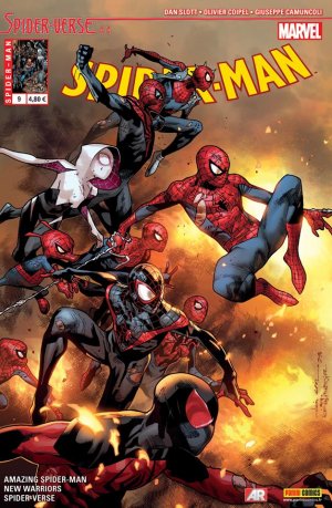 couverture, jaquette Spider-Man 9  - SPIDER-VERSE 4 (sur 4)Kiosque V5 (2015) (Panini Comics) Comics