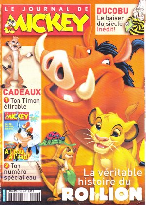 couverture, jaquette Le journal de Mickey 2700  (Disney) Magazine