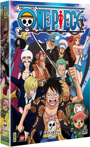 couverture, jaquette One Piece 2 DVD - Saison 13 - Dressrosa (Kana home video) Série TV animée