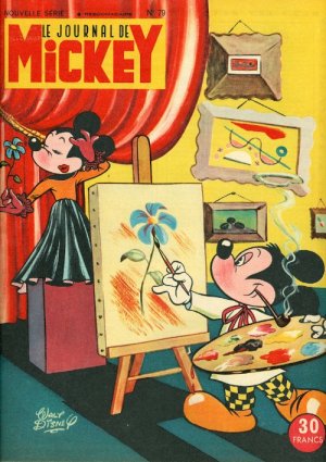 couverture, jaquette Le journal de Mickey 79  (Disney) Magazine