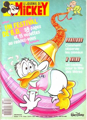 couverture, jaquette Le journal de Mickey 1821  (Disney) Magazine