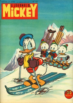 couverture, jaquette Le journal de Mickey 133  (Disney) Magazine