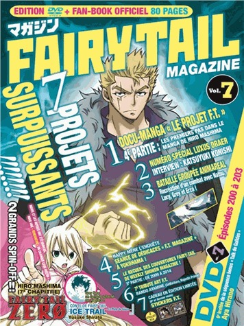 couverture, jaquette Fairy Tail Magazine 7  (Kana home video) Magazine