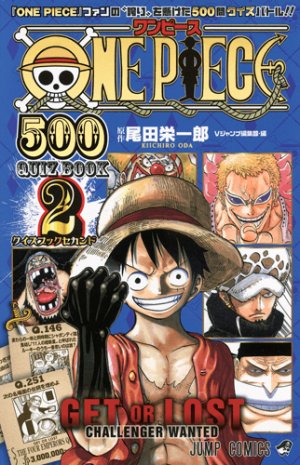 couverture, jaquette One Piece 500 QUIZ BOOK 2  (Shueisha) Fanbook