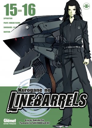 couverture, jaquette Kurogane no Linebarrels 15.16  (Glénat Manga) Manga