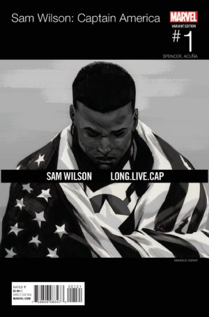 Sam Wilson - Captain America 1 - Issue 1 (Hip Hop Variant Cover)