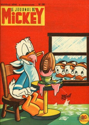 couverture, jaquette Le journal de Mickey 158  (Disney) Magazine