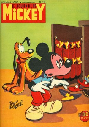 couverture, jaquette Le journal de Mickey 173  (Disney) Magazine