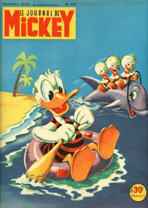 couverture, jaquette Le journal de Mickey 174  (Disney) Magazine