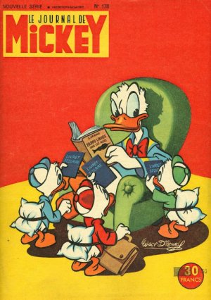 couverture, jaquette Le journal de Mickey 178  (Disney) Magazine
