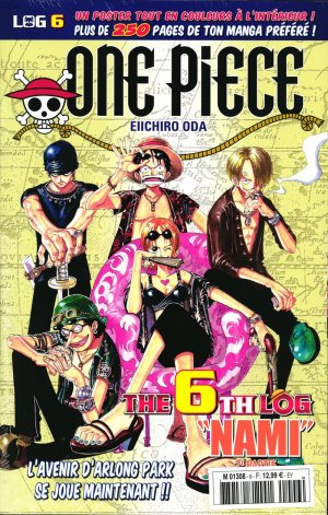 couverture, jaquette One Piece 6 Logs (Hachette) Manga