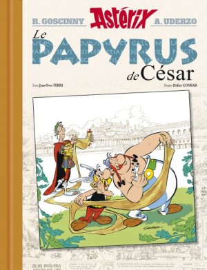 couverture, jaquette Astérix 36  - Le Papyrus de CésarDeluxe grand format (Albert René) BD
