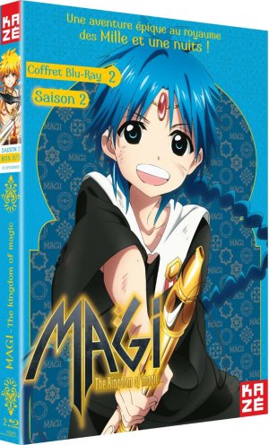 couverture, jaquette Magi - The Kingdom of Magic 2 Intégrale - Blu Ray - Saison 2 (Kaze) Série TV animée
