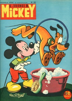 couverture, jaquette Le journal de Mickey 183  (Disney) Magazine