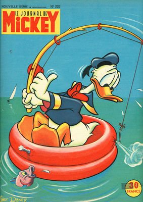 couverture, jaquette Le journal de Mickey 222  (Disney) Magazine