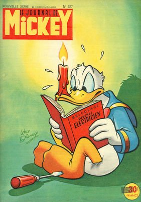 couverture, jaquette Le journal de Mickey 227  (Disney) Magazine