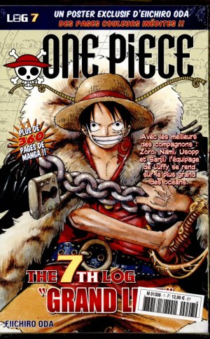 couverture, jaquette One Piece 7 Logs (Hachette) Manga