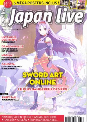 couverture, jaquette Japan live 3  (2B2M) Magazine