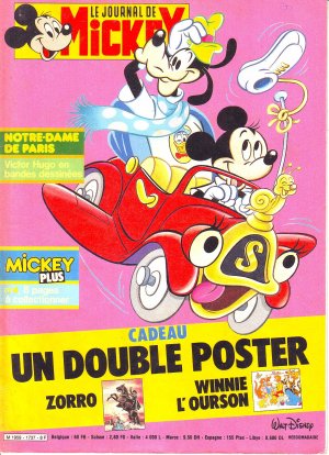 couverture, jaquette Le journal de Mickey 1737  (Disney) Magazine