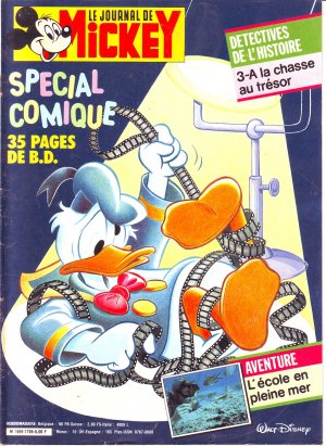 couverture, jaquette Le journal de Mickey 1795  (Disney) Magazine