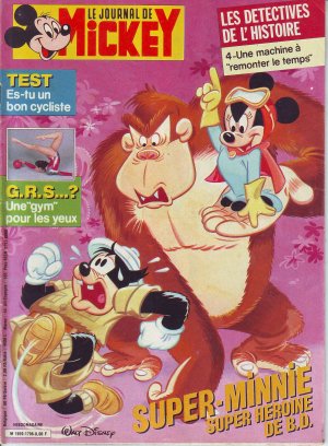 couverture, jaquette Le journal de Mickey 1796  (Disney) Magazine