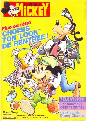 couverture, jaquette Le journal de Mickey 1732  (Disney) Magazine