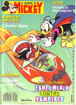 couverture, jaquette Le journal de Mickey 1740  (Disney) Magazine