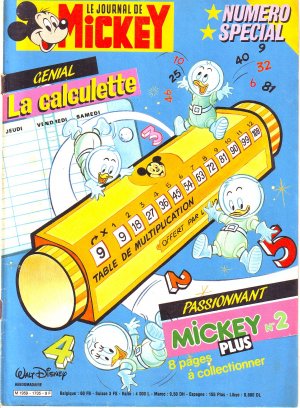 couverture, jaquette Le journal de Mickey 1735  (Disney) Magazine