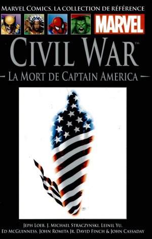 couverture, jaquette Marvel Comics, la Collection de Référence 53  - Civil War - La mort de Captain AmericaTPB hardcover (cartonnée) (Hachette) Comics
