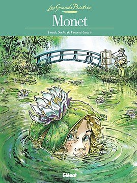 couverture, jaquette Les grands peintres 11  - Claude Monet - Les Nymphéas (glénat bd) BD