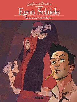 couverture, jaquette Les grands peintres 12  - Egon Schiele - Le Cardinal et la nonne (glénat bd) BD